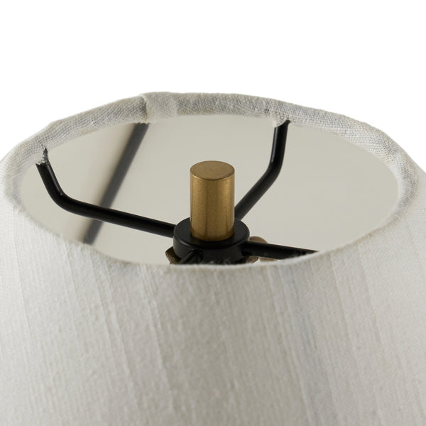 Medici Table Lamp In Chrcl And White Mrbl