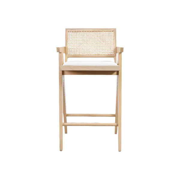 Jeanneret Bar Stool with Cushion
