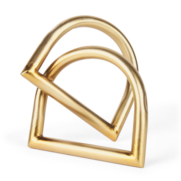 Locke Large Gold Metal Decorative Object