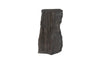 Stratified Cast Stone Pedestal, Painted Slate