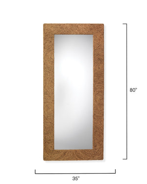 Harbor Seagrass Rectangle Floor Mirror