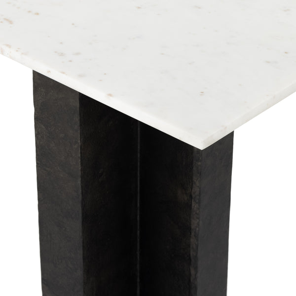 Terrell Console Table In Raw Black