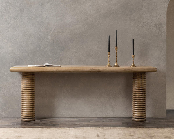 Ilaria Reclaimed Wood Console Table - Sand Washed