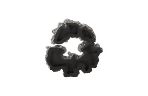 Lava Slice Wall Art, Resin, Stainless Steel, Small