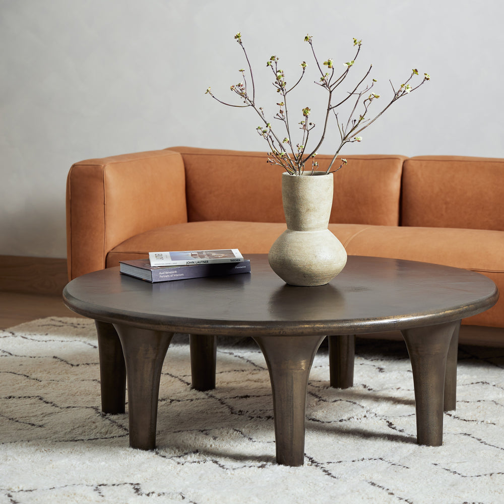Kelden Coffee Table In Aged Bronze