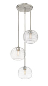 Harmony 3 Light Pendant in Brushed Nickel Finish