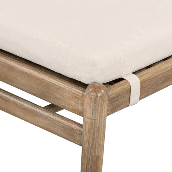 Rosen Outdoor Dining Chair In Natural Eucal