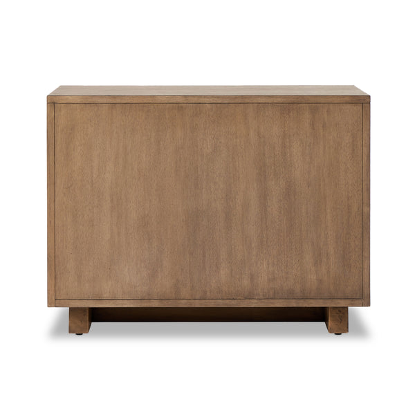 Grove Nightstand In Beige Painted Linen