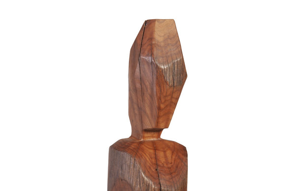 Old Pole Man Statue