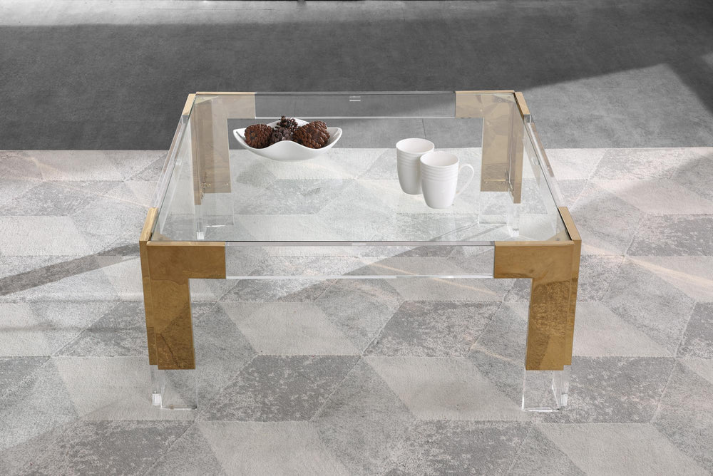 Alberto Coffee Table In Gold