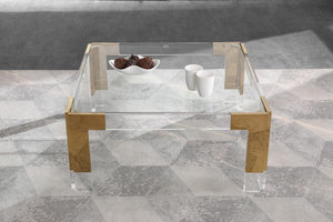 Alberto Coffee Table In Gold