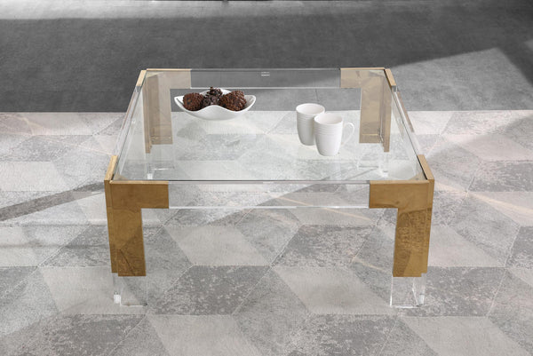 Alberto Coffee Table In Gold