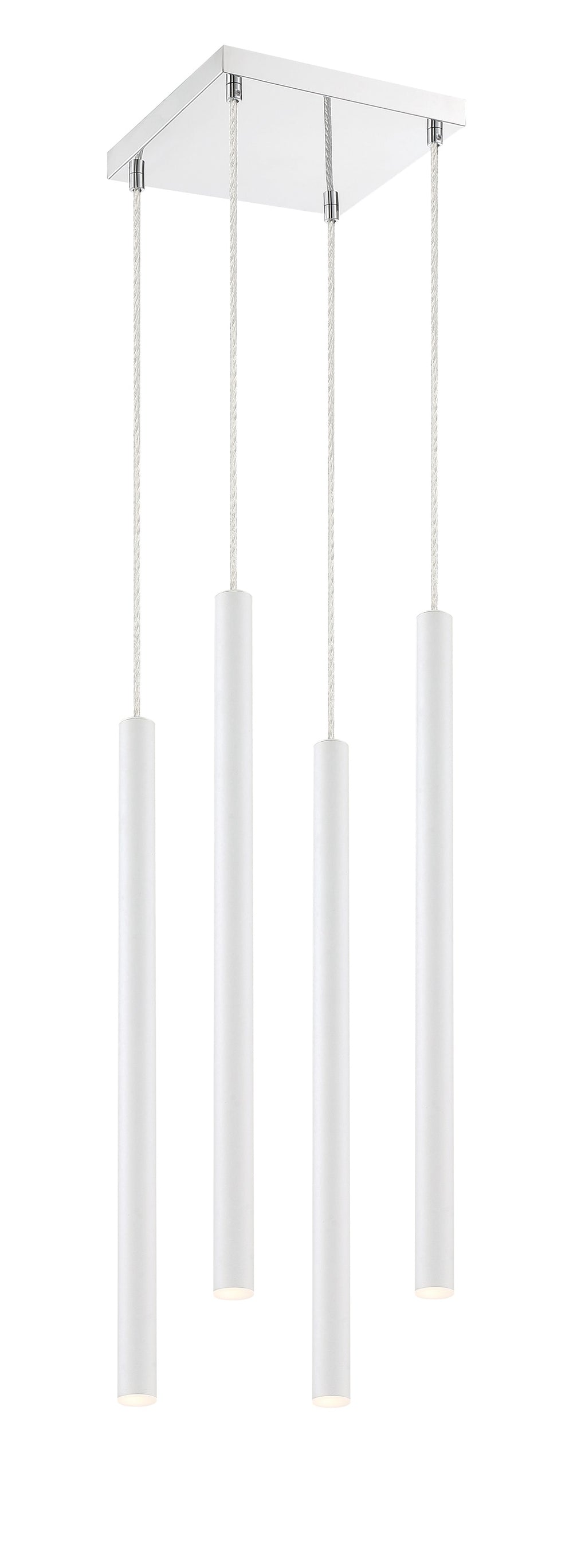 Forest 4 Light Island/Billiard in Chrome Finish