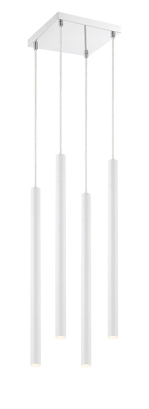 Forest 4 Light Island/Billiard in Chrome Finish