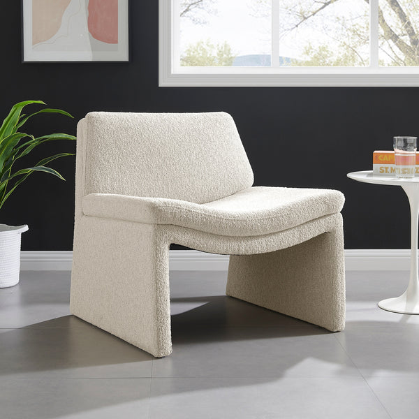 Denise Fabric Accent Chair, Palladian Beige