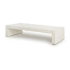 Parish Coffee Table In White Concrete