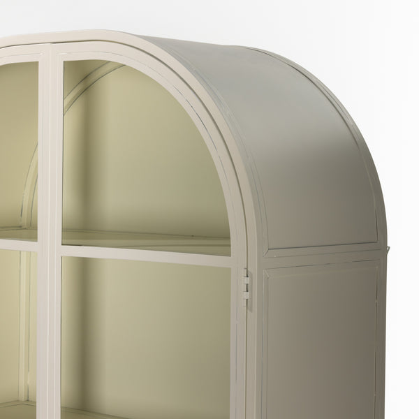Breya Cabinet In Cream Powder Coat