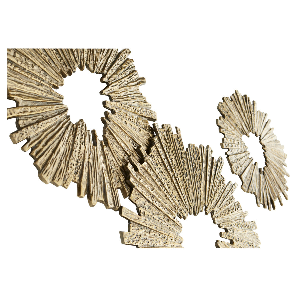 Abra Wall Decor | Antique Brass - Medium