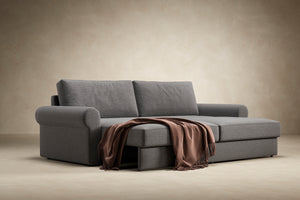 VILANDER SOFA BED, ROLL ARMS, 57"X79"