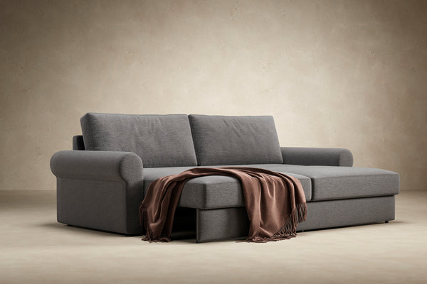 VILANDER SOFA BED, ROLL ARMS, 57"X79"