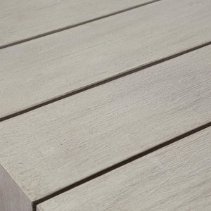 Sonora Outdoor Dining Table In 87" In Grey
