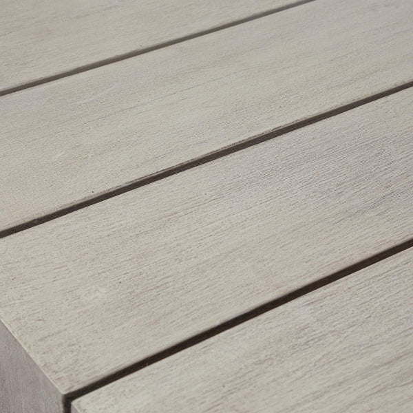 Sonora Outdoor Dining Table In 87" In Grey