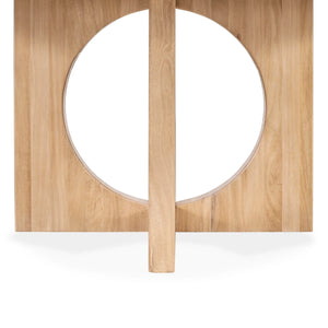 Laguna Solid Wood Dining Table in Natural Maple