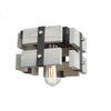 Barnyard AC11491BW Flush Mount in Beach Wood