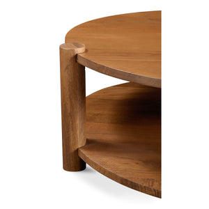 Moe's Olsen Coffee Table in Vintage Brown