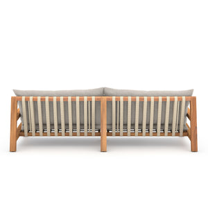 Soren Outdoor Sofa In 95" In Stone Grey