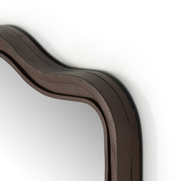 Effie Mirror In Rustic Iron