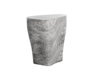 DALI END TABLE - SMALL - MARBLE LOOK - GREY