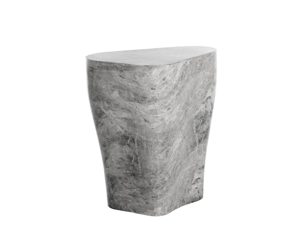 DALI END TABLE - SMALL - MARBLE LOOK - GREY
