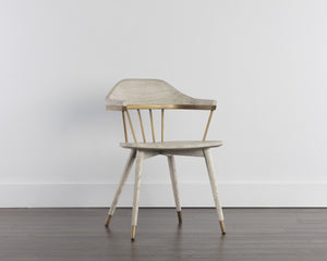 DEMI DINING ARMCHAIR - GREY