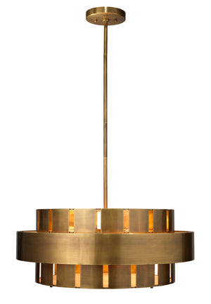Orbit Steel 4-Light Chandelier