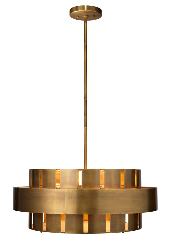Orbit Steel 4-Light Chandelier