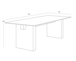 CALVOSA DINING TABLE BASE