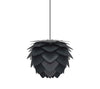 Aluvia Mini Plug-In Pendant in Anthracite with Black Cord