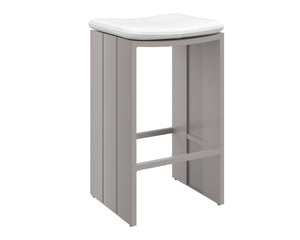 VERIN BARSTOOL - GREIGE - STINSON WHITE