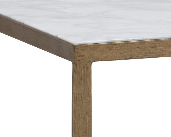 Evert End Table - White