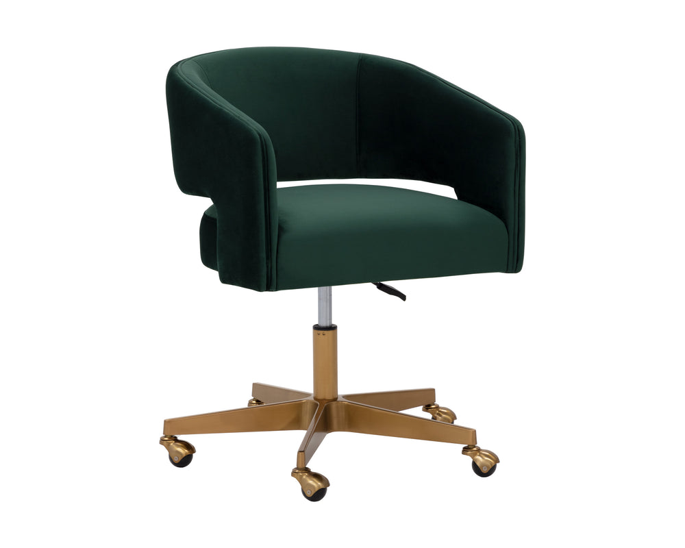 CLAREN OFFICE CHAIR - DEEP GREEN SKY
