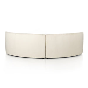 Sanda Dining Banquette In Kerbey Ivory