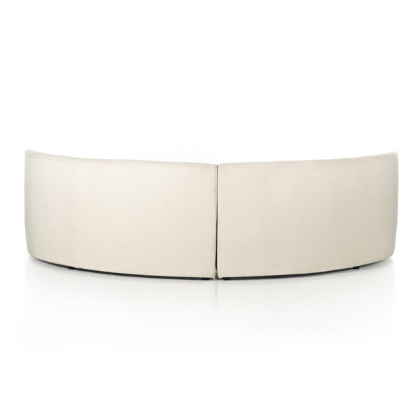 Sanda Dining Banquette In Kerbey Ivory