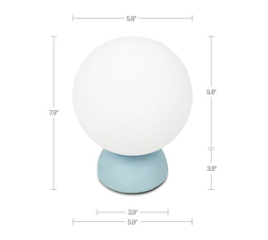 Moe's Ovi Table Lamp with Opal Glass Globe
