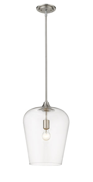 Joliet 1 Light Pendant in Brushed Nickel Finish