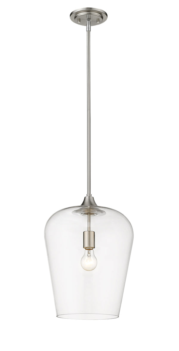 Joliet 1 Light Pendant in Brushed Nickel Finish