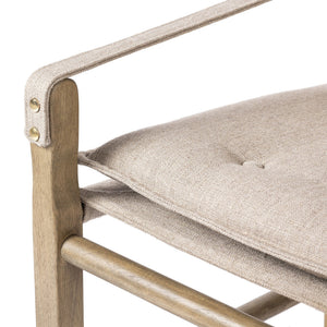 Lenz Dining Armchair In Alcala Taupe
