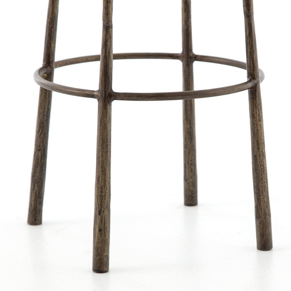 Westwood Barstool in Antique Brass
