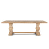San Rafael 108-Inch Rectangle Mango Wood Dining Table in Antique Oak Finish