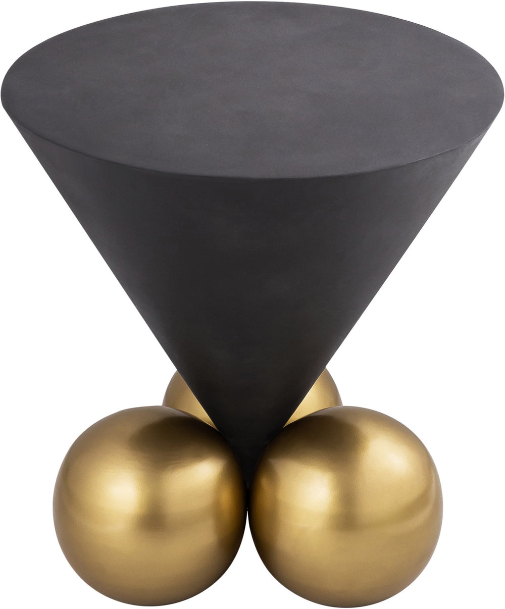 Nicolas End Table In Grey Cement